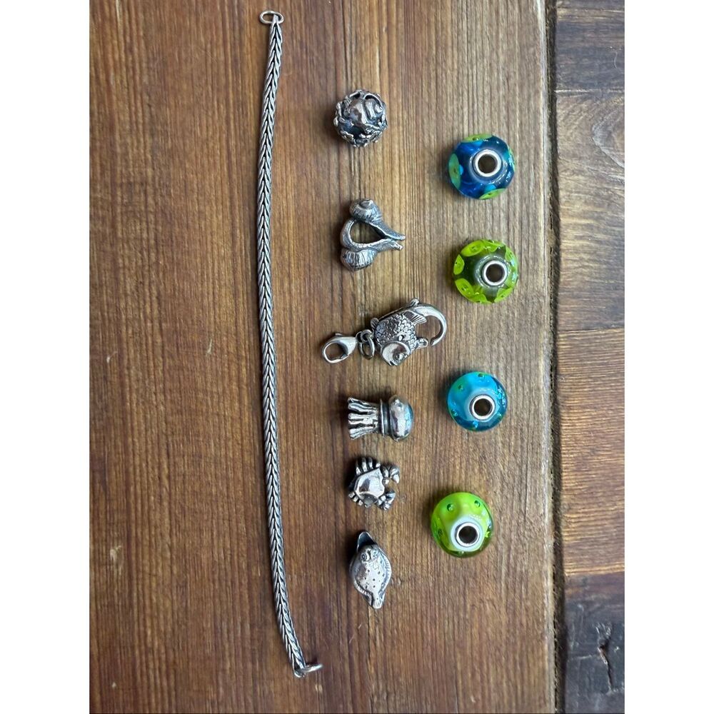 Retired Trollbeads snails in love 925 Bead